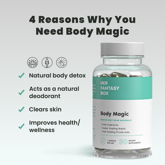 Body Magic Chlorophyll Pill for Feminine Odor - 3 pk